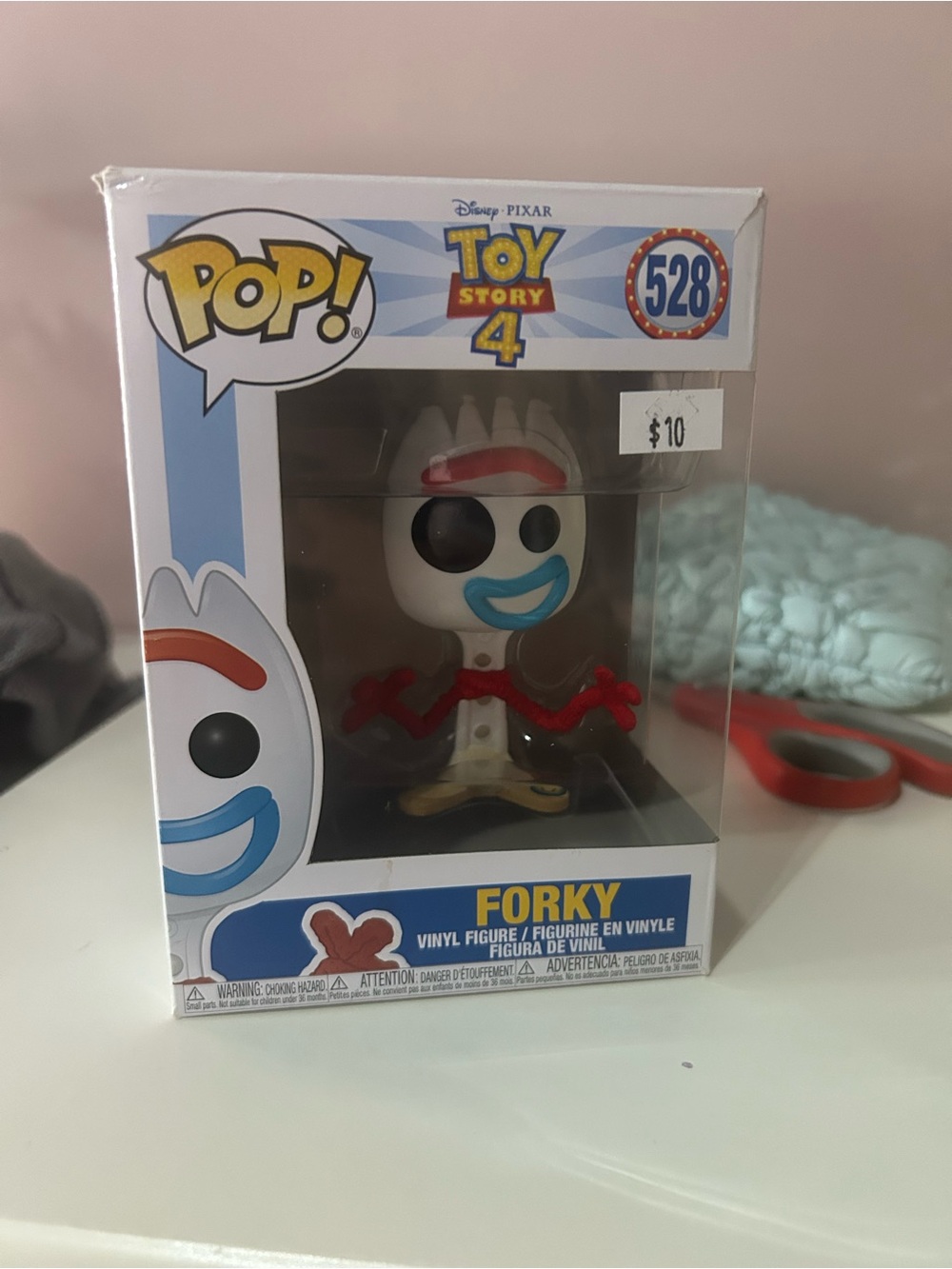 Funko Pop Forky (Toy Story 4) HAS BEEN REMOVED FROM BOX/MINOR BOX DAMAGE